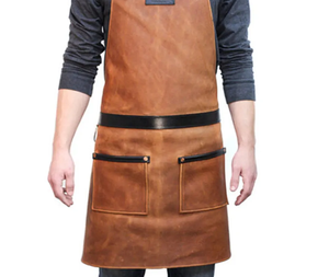 Venta caliente de cuero genuino de secado rápido personalizado hacer precio competitivo diseño único delantal de cuero personalizado - Product Image 5