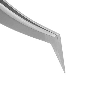 Mini Pinzas de Cejas de Acero Inoxidable Personalizadas, Diseño Inclinado, Pinzas para Depilar y Extensión de Pestañas para Hombres - Product Image 5