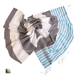 Serviette de plage ultra-absorbante de qualité supérieure, écologique, antimicrobienne, en coton, séchage rapide, respirante, douce, résistante au sable - Product Image 4