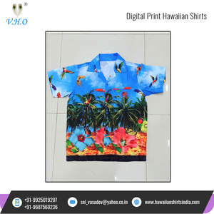 Chemise hawaïenne à imprimé numérique pour hommes, haut à manches courtes, imprimé Floral, haute qualité, bon marché, pour les acheteurs en vrac - Product Image 2