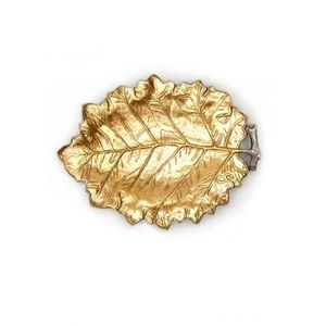 Unique Design Bowl Modern Finished Aluminum Eco-Friendly Lightweight 100% Handmade Luxury <b>Leaf</b> Bowl Tabletop Home Decorative - Product Image 2