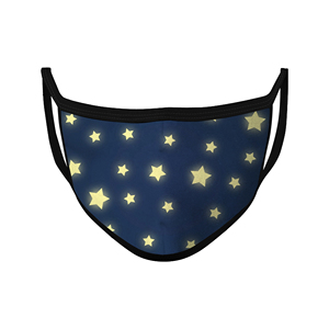 หน้ากากผ้าไหมแฟชั่นน้ำหนักเบาสำหรับงานปาร์ตี้หน้ากากผ้าฝ้ายกันฝุ่นพิมพ์โลโก้ได้ตามต้องการ - Product Image 4