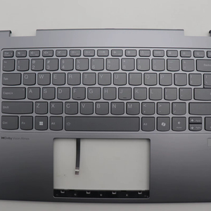 Carcasa Superior con Reposamanos y Teclado para Laptop Lenovo Yoga 7 2-en-1 14AHP9, Color Gris, con Ensamblaje de Huella Dactilar, 5CB1N96877 - Product Image 1