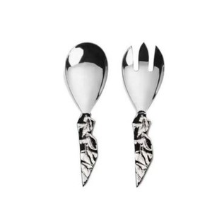 ชุดช้อนส้อมสแตนเลส2ช้อนและส้อมแบบกระจกหรูหราเครื่องใช้บนโต๊ะอาหารเครื่องเงินทันสมัยสำหรับใช้ในบ้าน - Product Image 1