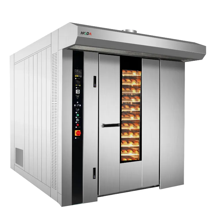 Factory price high quality electric rotary rotary bakery industrial oven for baking cupcakes cheese cup cake sausages restaurant