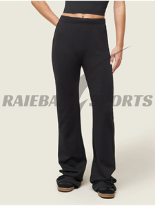 Men's Women's Loose Flare Pants Sweatpants Flare <b>Legging</b> Trouser Trending Straight Premium Fashionable <b>Flared</b> Stacked Style - Product Image 2