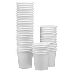 Gobelets en papier multicolores jetables de 250ml, lot de 50 pour thé, café, assiettes en verre, meilleur fournisseur de l'Inde - Product Image 5