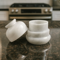 Pot à beurre en céramique traditionnel pour beurre frais et tartinable, élégant rangement de cuisine