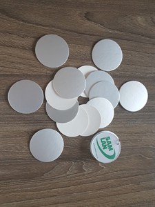 Doublure d'induction thermique pour carton en aluminium, écologique, réutilisable, étanche, bon prix, compatible avec les bouteilles en PE, PET, PP - Product Image 2