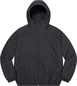 Tendance vestes en Nylon personnalisées pliable personnalisé coupe-vent veste de pluie hommes 1/4 Zip capuche fixe poche avant veste en Nylon - Product Image 5