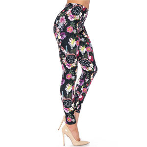 Mallas de cintura alta con Logo privado, ropa de Fitness por sublimación, mallas de gimnasio - Product Image 3