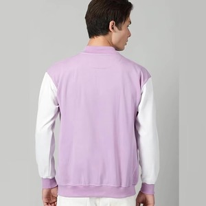 Veste universitaire pour homme avec manches en cuir Vestes d'hiver d'automne pour homme Broderie Patch logo Prêt à expédier Veste d'hiver pour homme - Product Image 5