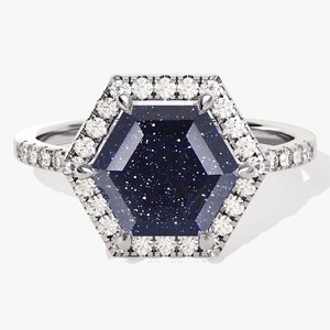 Joyería de anillo clásico para mujer, joyería de estilo bohemio de Plata de Ley 925, piedra solar, piedra preciosa, anillo hecho a mano, regalo para esposa - Product Image 1