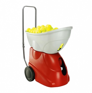 Authentic Professional Tennis Shooting <b>Ball</b> <b>Machine</b> High-End Sports Training with Remote Control Red Made in US - Product Image 3