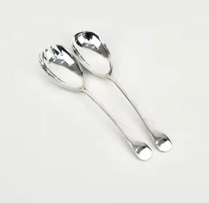 Ensemble de serveurs à salade vintage de qualité écologique avec poignées en marbre, compatible lave-vaisselle, couleur personnalisée - pour événements spéciaux, hôtels, stations balnéaires - Product Image 4