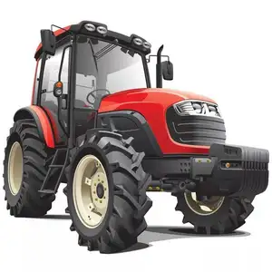 Massey-Tractor de granja Ferguson 385 85HP 2WD y 4WD, motor de 4 cilindros, 4x4
