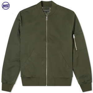 Blouson bombardier pour homme, veste de qualité supérieure, conception personnalisée, vente en gros, 2022 - Product Image 2