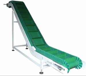 Usine de bande transporteuse de tri de fruits Convoyeur incliné personnalisé Convoyeur à bande en PVC vert - Product Image 2