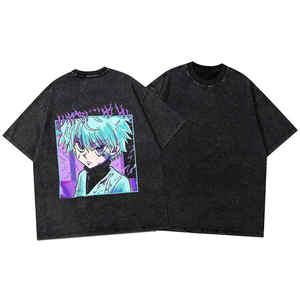 เสื้อยืดผู้ชายแบบวินเทจเฮฟวีเวตเสื้อยืดครอปแบบพอดีตัว - Product Image 5