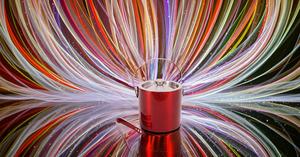 Cubo de hielo reutilizable desechable de acero inoxidable de doble pared de 1000ml con pinzas, herramienta de barra aislada roja para reuniones de fiestas - Product Image 4