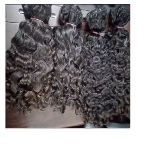 Venta al por mayor 100% de cabello humano virgen indio crudo sin procesar Color negro natural Bodywave con estilo de onda profunda suelta - Product Image 2
