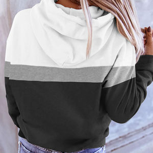 Logotipo personalizado de alta calidad con estampado 3D de punto bordado en relieve Puff estampado Anti-pillingbreathablehoodies para mujer 100% algodón - Product Image 5