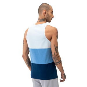 Débardeur en coton pour hommes, décontracté, taille XL, vente en gros à bas prix, haut d'entraînement sans manches rayé pour l'été et les muscles, design personnalisé, grande taille - Product Image 2