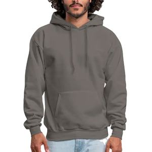 Alta calidad 100% algodón Fleece Hombres Slim Fit Sudadera con capucha Impresión Bordado Logo Sudadera con capucha personalizada - Product Image 1