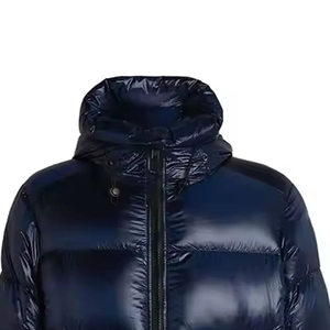 Chaqueta de Invierno para Hombre, Nueva, Más Vendida, Gruesa, de Lana, con Capucha, Cuello Alto, Exterior de Seda, Transpirable, Rellena de Algodón, con Estampado Personalizado - Product Image 6