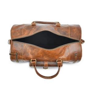 Sac de voyage Weekender en cuir matelassé de haute qualité à la mode et personnalisé pour femmes - Product Image 6