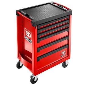 Armoire à roulettes Facom avec 6 tiroirs et 3 modules, 6 tiroirs vides pour le rangement d'outils - Product Image 2