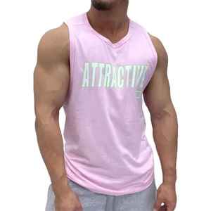 Wholesale Rib Sleeveless 100% Cotton Singlet <b>Mens</b> Blank Solid <b>Vest</b> <b>Men</b> Fitness Tank Top Workout Gym Shirt Digital Printing - Product Image 5