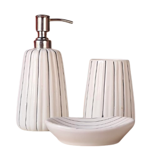 Ensemble de salle de bain en résine Hot Arrivage Premium Quality Home & Hotels Bathroom Use Ensembles décoratifs Accessoires de salle de bain en vente de gros - Product Image 1