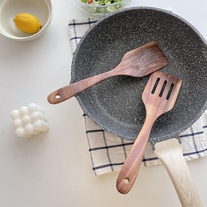 Juego de espátulas de espátula de madera de elección superior espátulas de cocina de madera para mezclar voltear freír - Product Image 4