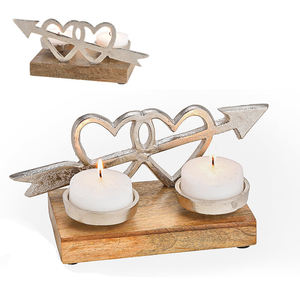 Bougeoir de Noël chauffe-plat pilier vente chaude luxe maison hôtel décoration bougeoir pour l'éclairage - Product Image 2