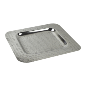 Plateaux de service et plateaux à dîner en métal décoratifs modernes haut de gamme pour restaurants-Laiton/fer/aluminium/acier - Product Image 1