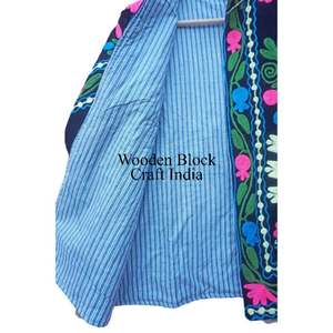 เสื้อแจ็คเก็ตผ้ากำมะหยี่คอตตอนปักลายสไตล์วินเทจคุณภาพสูง ลายศิลปะพื้นบ้าน สำหรับผู้หญิง สวมใส่ได้ทุกวัน มีจำหน่ายแล้ว - Product Image 5