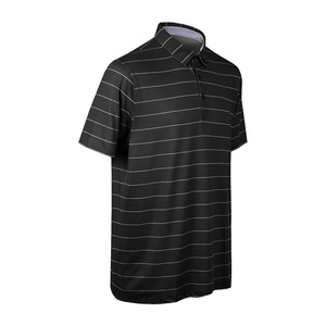 T-shirts polos pour hommes d'affaires en polyester vierge avec logo personnalisé vente en gros - Product Image 3