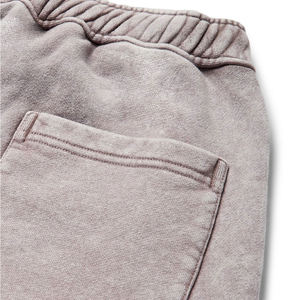 Short Pro en sergé de coton de style traditionnel écologique et anti-rides décontracté motif solide brodé Asid Wash Friendly - Product Image 3