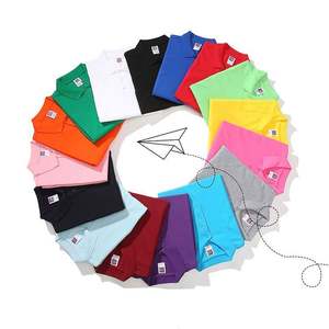 Venta al por mayor de peso pesado orgánico elástico cuello Golf algodón camisas con logotipo personalizado barato mixto Stock Polo camiseta - Product Image 5