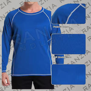 เสื้อยืดแขนยาวสำหรับผู้ชายเสื้อยืดลำลองสไตล์เรียบง่ายมีทุกขนาด - Product Image 5