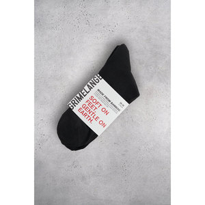 GRIMELANGE Chaussettes noires pour femmes, 100 % coton, absorbantes, coupe classique, usage quotidien, style automne, tricotées, couleur unie - Product Image 3