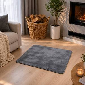 Alfombra de Piel Sintética de Felpa Moonbeam Grafit, Antideslizante, Suave, 60x50 cm - Product Image 4