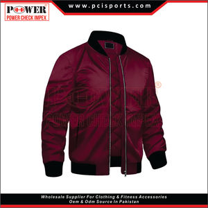 Tissu de mémoire de polyester avec veste imperméable d'automne d'hiver teinte solide - Product Image 4
