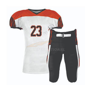 Personnaliser l'uniforme de football américain Maillots personnalisés de haute qualité Équipes d'équipement Nouveaux modèles personnalisés Commandes en gros Vêtements de sport - Product Image 3