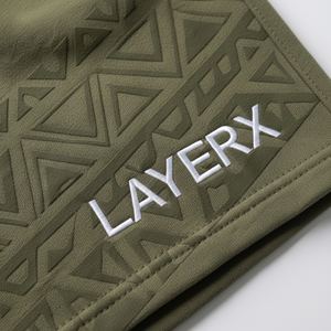 Shorts Bermuda personnalisés en polyester/nylon pour femmes, broderie hip-hop, coupe régulière, taille haute élastique, séchage rapide, pantalon de sport - Product Image 4