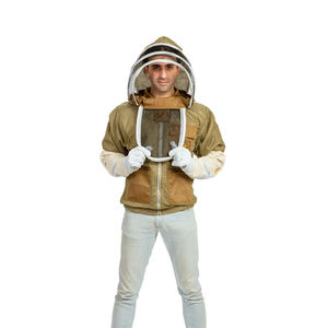 Chaqueta de apicultura Premium Traje de poliéster ventilado Overol completo Marca personalizada Chaquetas de apicultura cómodas OEM - Product Image 3