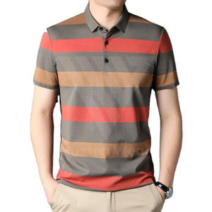 Polos de Algodón 100% con Logotipo Bordado Personalizado de Tendencia, para Hombre, y Polo de Color Sólido de Secado Rápido - Product Image 4