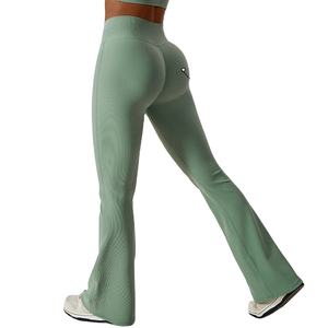 2025 Vintage Europeo Americano calle moda pantalones acampanados nuevo estilo lavado con agua personalizable diseño plano transpirable pintado - Product Image 3