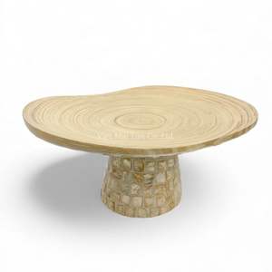 Base para Pastel de Nácar, Exhibición de Postres Hecha a Mano con Conchas, Decoración para el Hogar y la Mesa, de Vietnam - Product Image 2